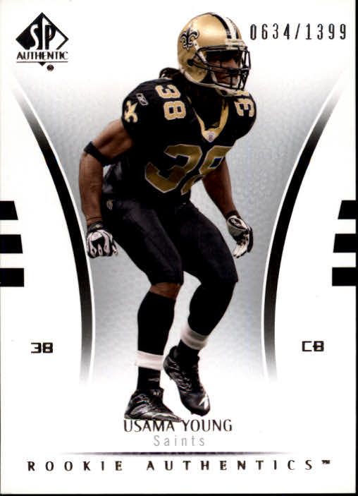 2007 Upper Deck #243 USAMA YOUNG RC New Orleans Saints Rookie