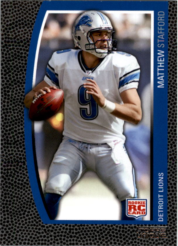 Matthew Stafford Rookie Card Rankings and Guide