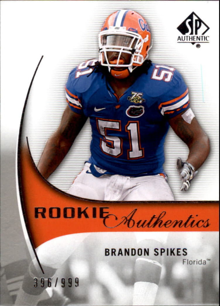 Brandon Spikes Football Price Guide | Brandon Spikes Trading Card Value ...