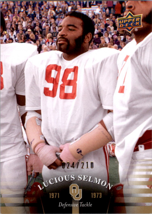 Lucious Selmon Football Price Guide Lucious Selmon Trading Card Value