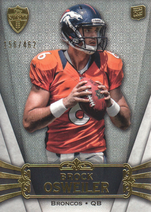 Buy Brock Osweiler Cards Online | Brock Osweiler Football Price Guide ...