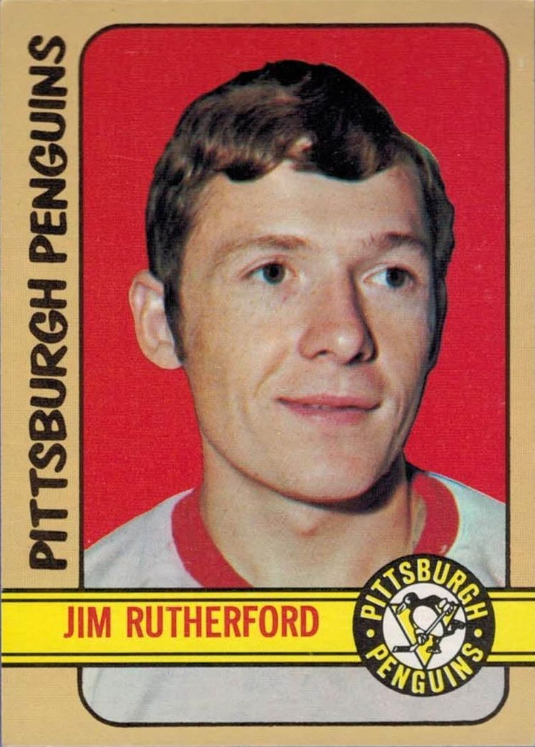 Jim Rutherford 1971 Pittsburgh Penguins