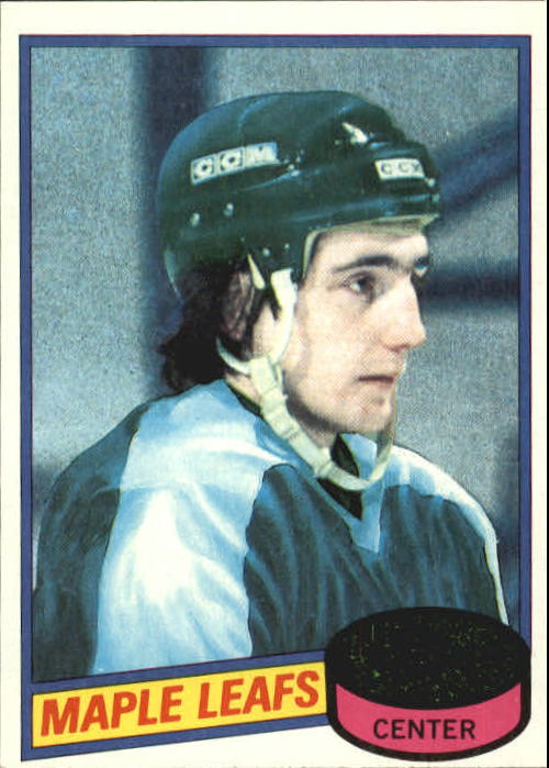 1981-82 Borje Salming Toronto Maple Leafs hockey postcard good shape