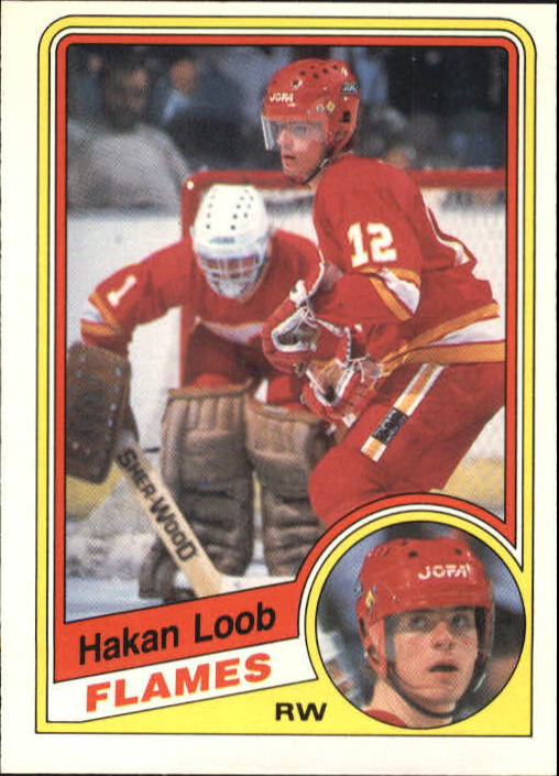 Hakan Loob autographed hockey card (Calgary Flames AW) 2007 Upper