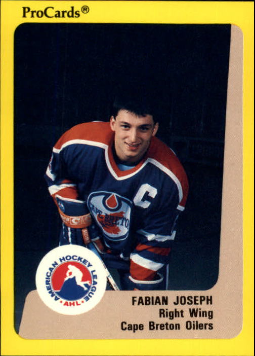 Fabian Joseph Hockey Price Guide Fabian Joseph Trading Card Value