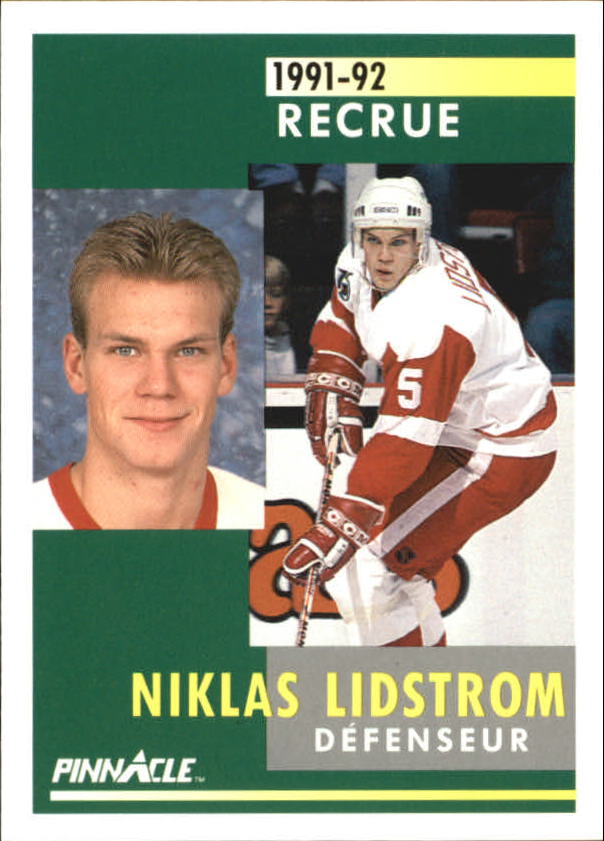 Nicklas Lidstrom Pro Set Parkhurst Rookie 1991 Card #37 Detroit Red Wings  Hockey