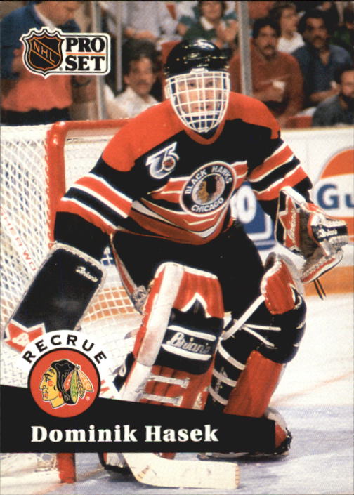 Dominik Hasek Hockey Card 1992-93 Upper Deck Euro Rookie Team #3 Dominik Hasek 