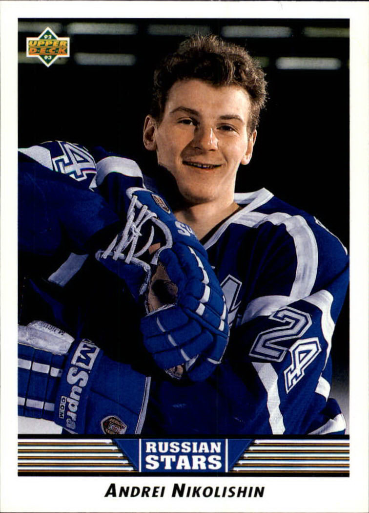 Andrei Nikolishin Hockey Price Guide Andrei Nikolishin Trading Card
