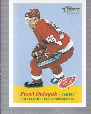 Pavel Datsyuk Signed 2001/02 Be A Player Signature Series Rookie