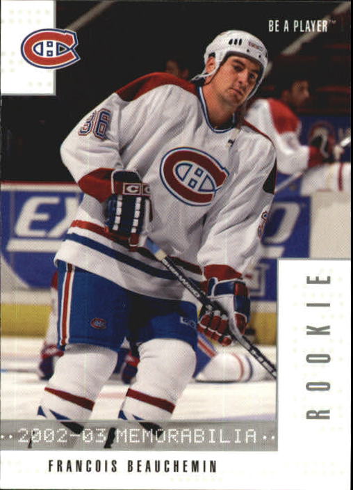 Francois Beauchemin Hockey Price Guide | Francois Beauchemin Trading ...