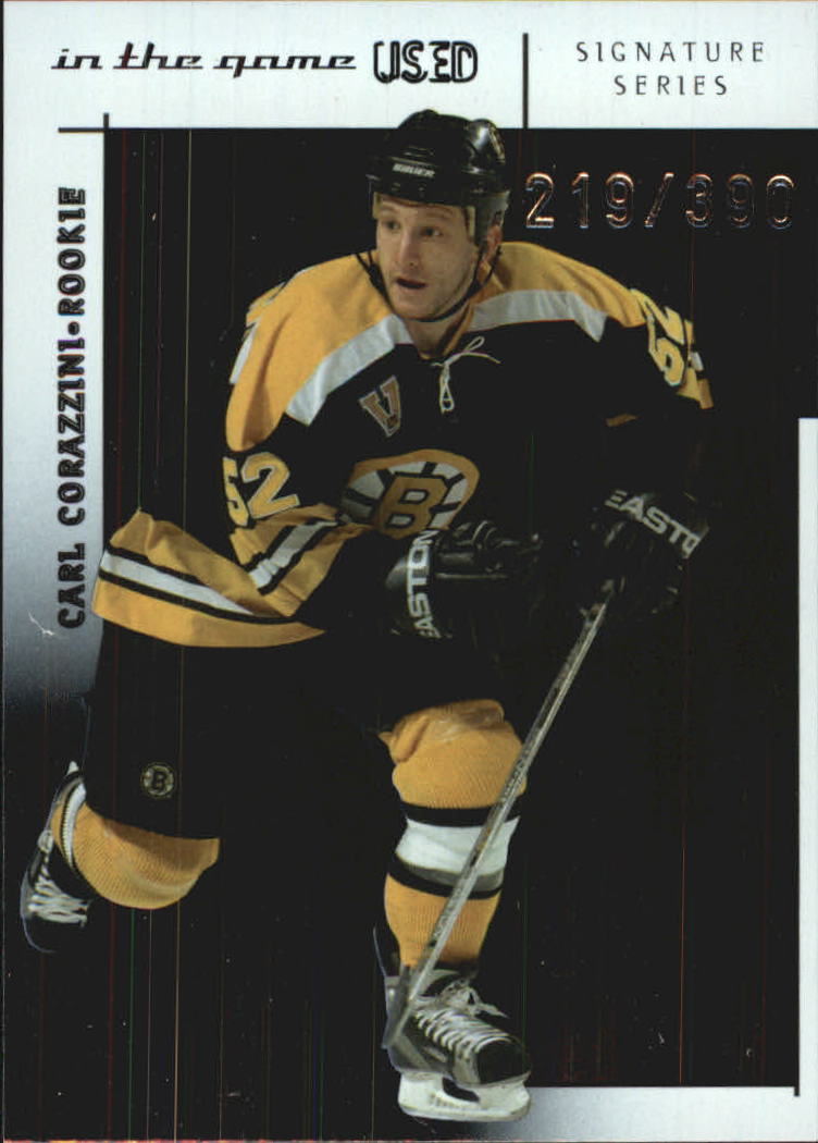 Buy Carl Corazzini Cards Online | Carl Corazzini Hockey Price Guide ...