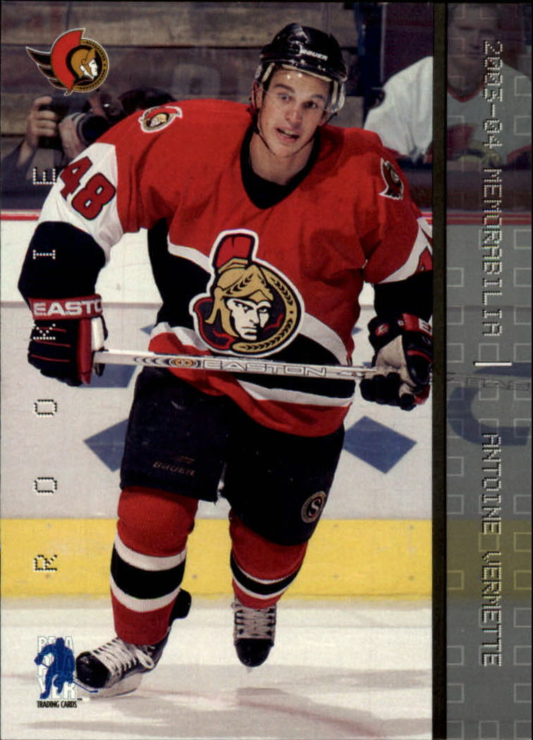 Antoine Vermette Hockey Price Guide | Antoine Vermette Trading Card ...