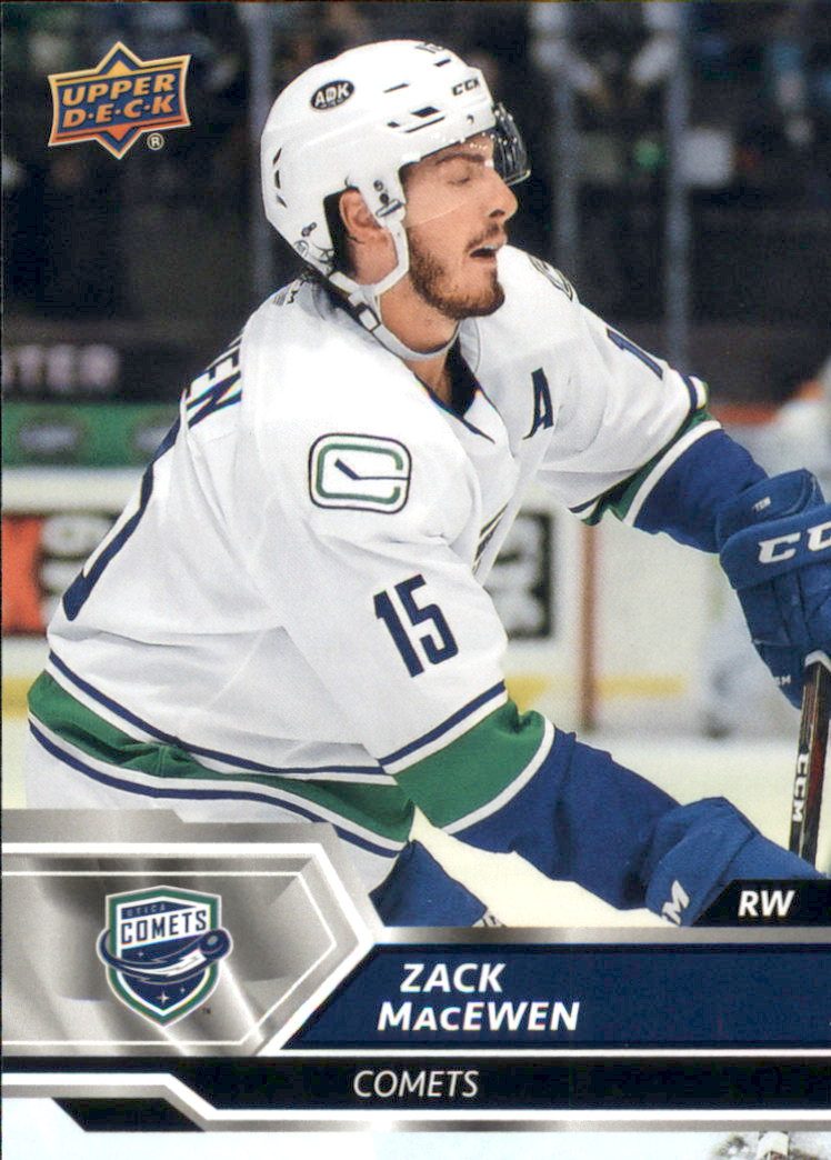 Buy Zack MacEwen Cards Online | Zack MacEwen Hockey Price Guide - Beckett