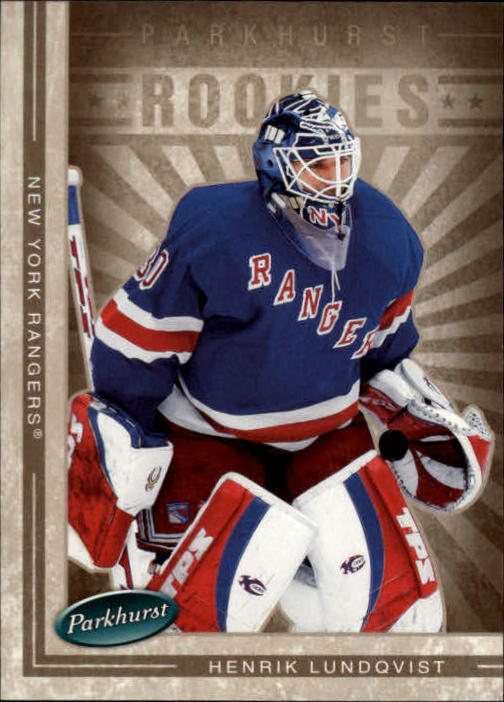 Henrik Lundqvist Ice Hockey Rookie Sports Trading Card Singles for sale