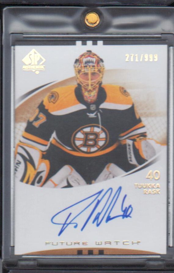 2011-12 UDC Black Diamond Hockey TUUKKA RASK Boston Bruins FOIL NHL Card #21