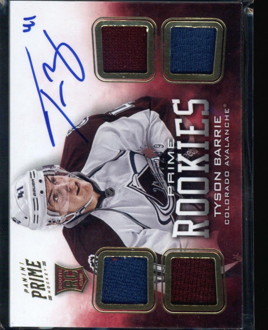 Buy Tyson Barrie Cards Online Tyson Barrie Hockey Price Guide Beckett