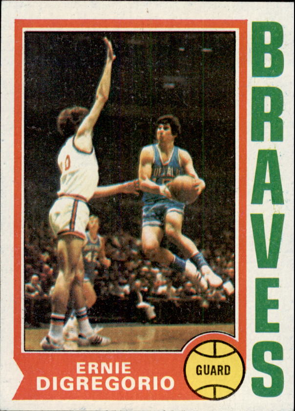 Ernie DiGregorio Signed Buffalo Braves Jersey (Beckett) 1974 NBA Rookie o/t  Year