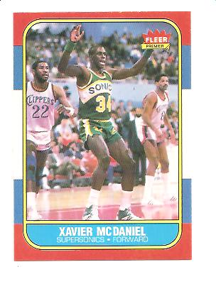 Xavier McDaniel Supersonics 1990-1991 Fleer #179 – DA PHOENIX CARD SHOP