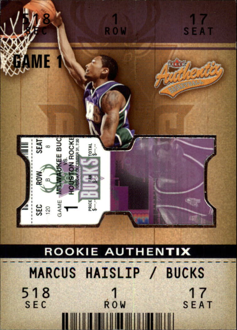 Marcus Haislip Basketball Price Guide Marcus Haislip Trading Card