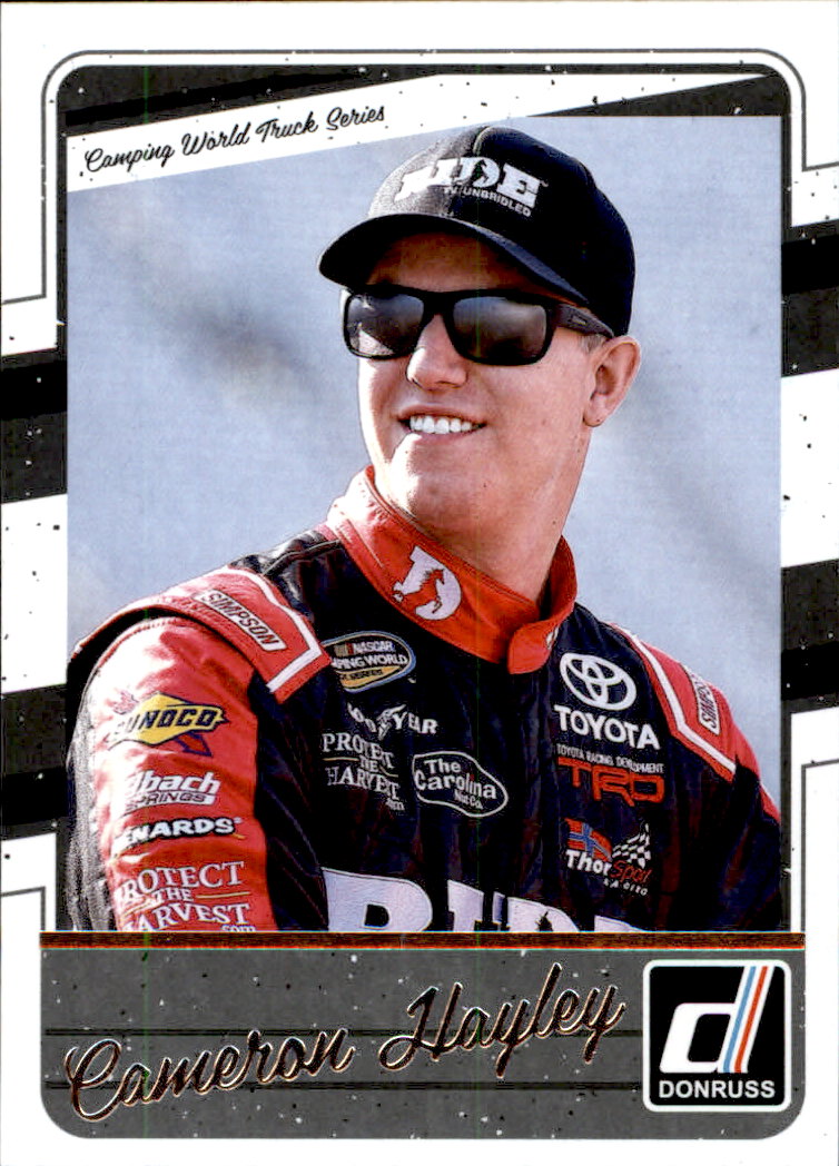 Cameron Hayley Racing Price Guide | Cameron Hayley Trading Card Value ...