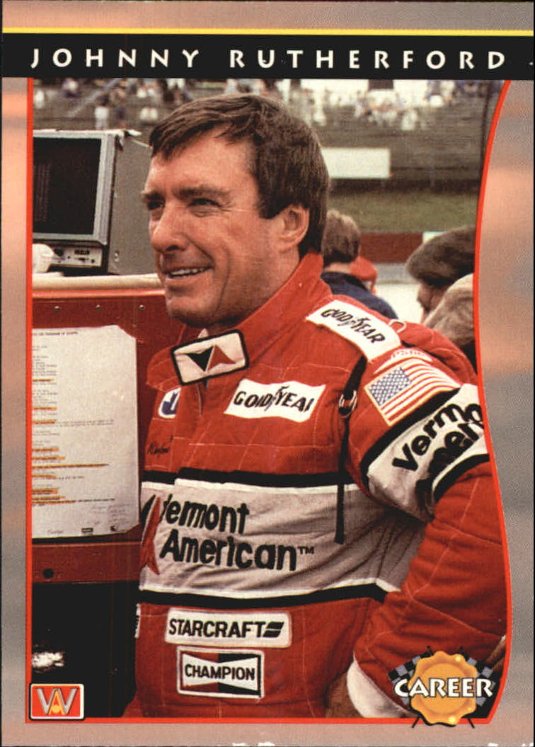 Johnny Rutherford Racing Price Guide Johnny Rutherford Trading Card