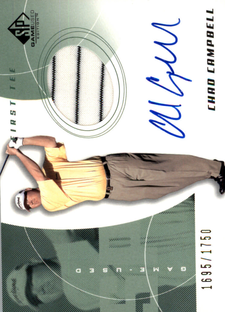 Chad Campbell Golf Price Guide | Chad Campbell Trading Card Value – Beckett