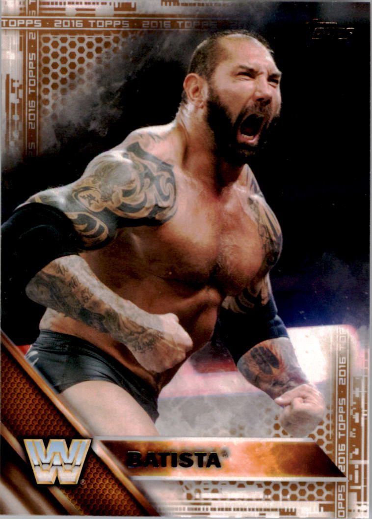 Batista Dave Bautista wwe 2004 Euro Apocalpse Raw Smackdown Foil card #R21