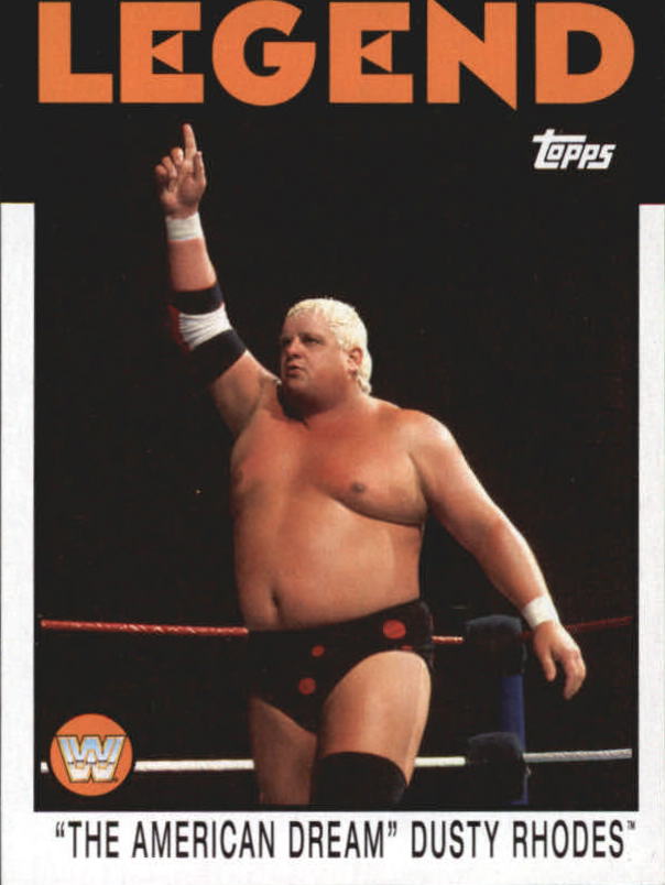 1986 MONTE GUM WRESTLING STARS CARD #95 DUSTY store RHODES THE AMERICAN DREAM WWF HOF