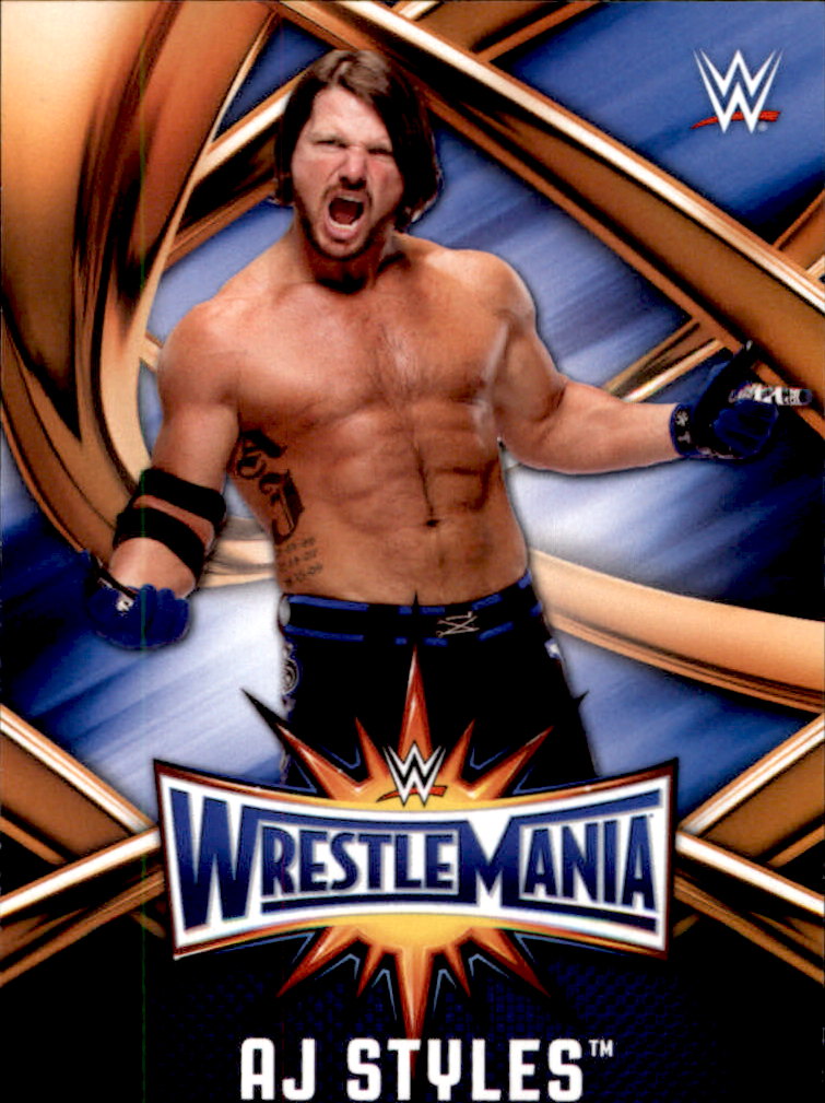 AJ Styles Wrestling Trading Card Rare Bonus Pro Wrestling Loot WWE Exclusive 