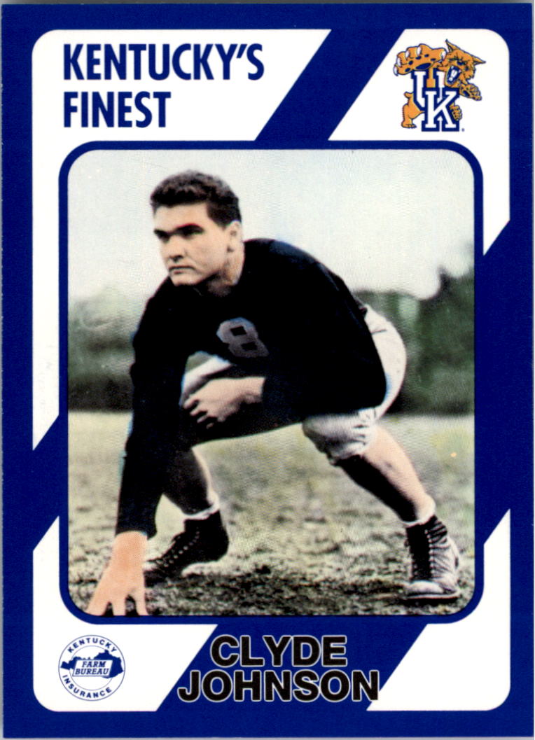 Clyde Johnson Football Price Guide Clyde Johnson Trading Card Value