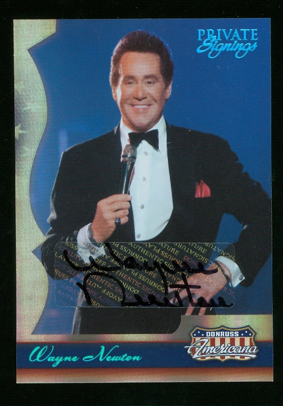 Wayne Newton Non-sports Price Guide | Wayne Newton Trading Card Value ...